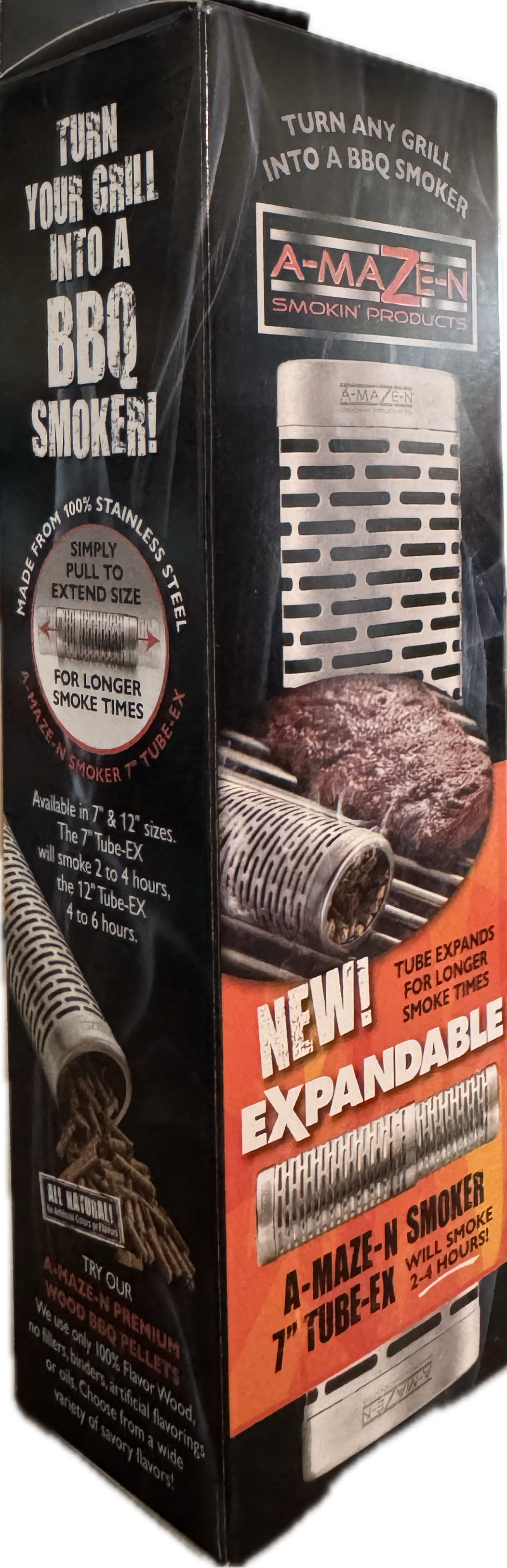 A-Maze-N Smoke Tube 7". Holder 2-4 timer