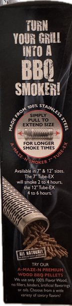 A-Maze-N Smoke Tube 7". Holder 2-4 timer