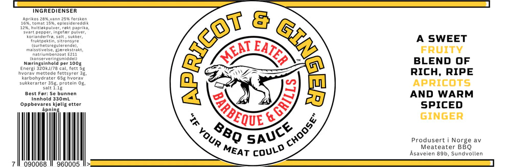 Meat Eater BBQ Saus, Apricot & Ginger