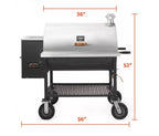 Pitts & Spitts Maverick 1250, Pellet Smoker
