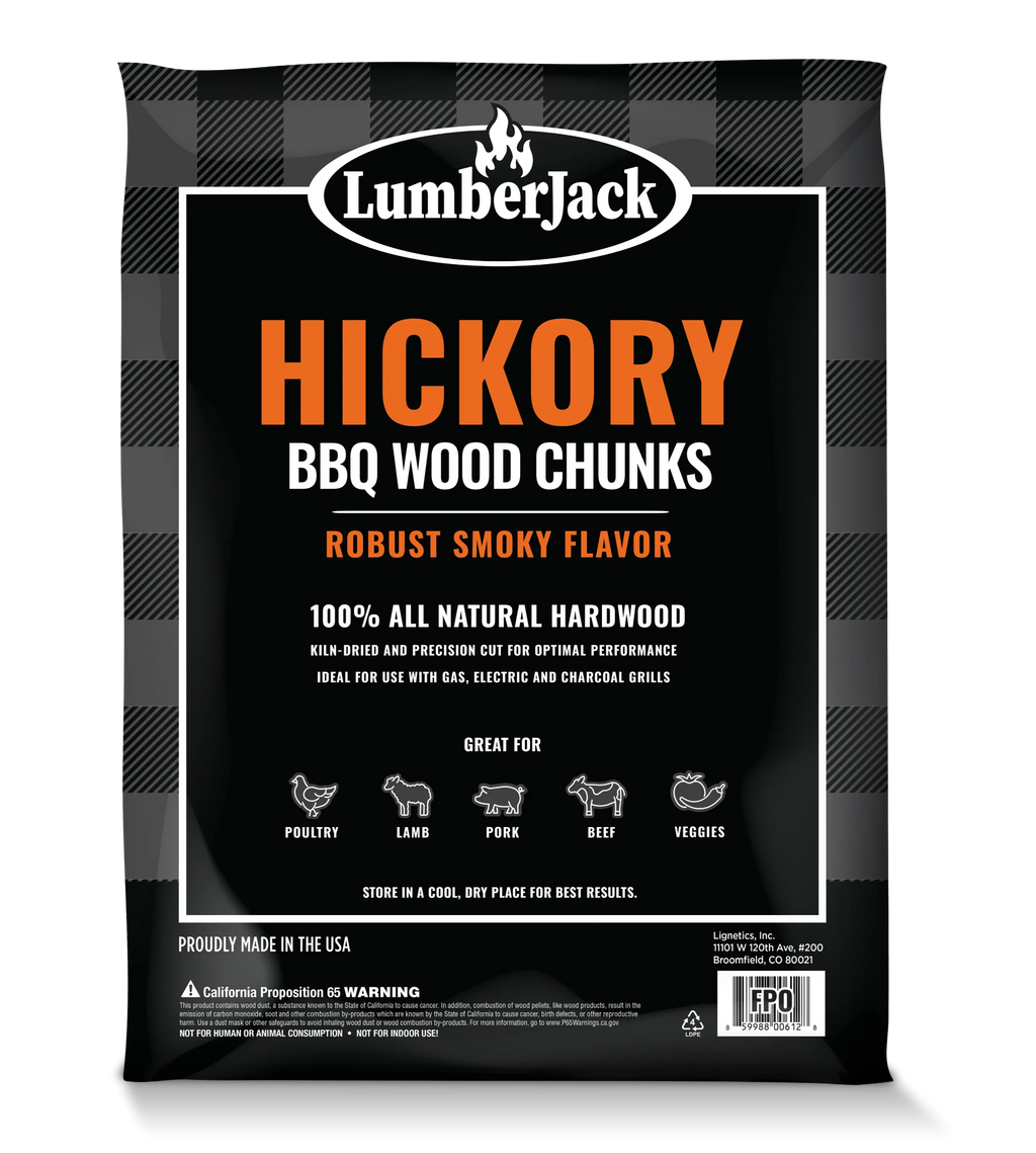 LumberJack Hickory Chunks (2kg)