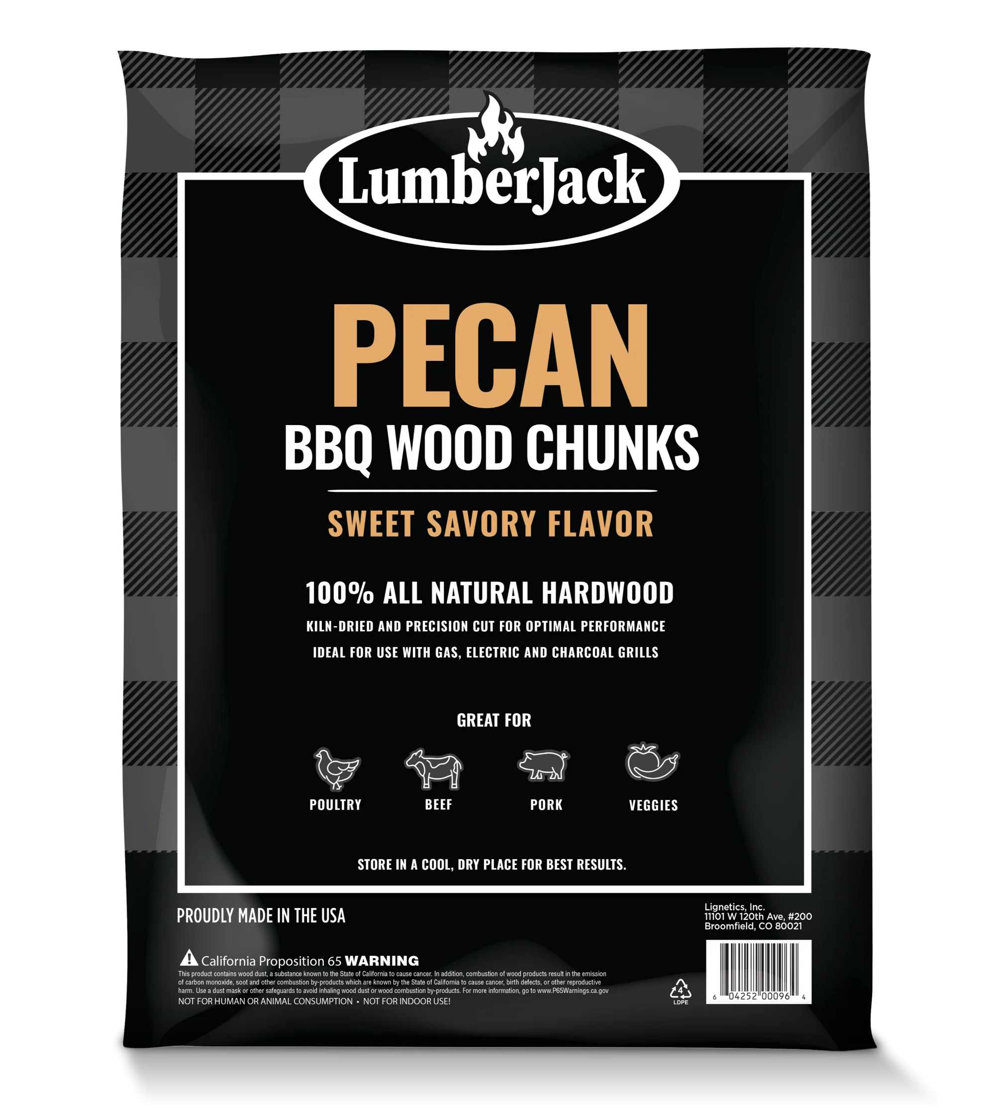 LumberJack Pecan Chunks (2kg)