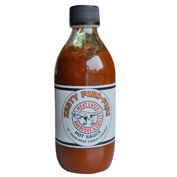 Meat Eater Hot BBQ Saus, Zesty Piri-Piri