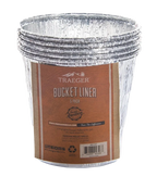 Traeger Bucket Liner - 5-Pack. For Tailgater, Pro 20/22/34/575/780, Ironwood 650/885, Select Pro/Elite